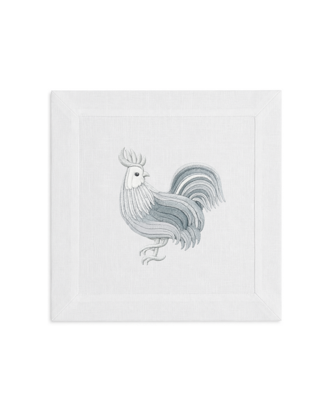 Bordado de Gallo l Gris