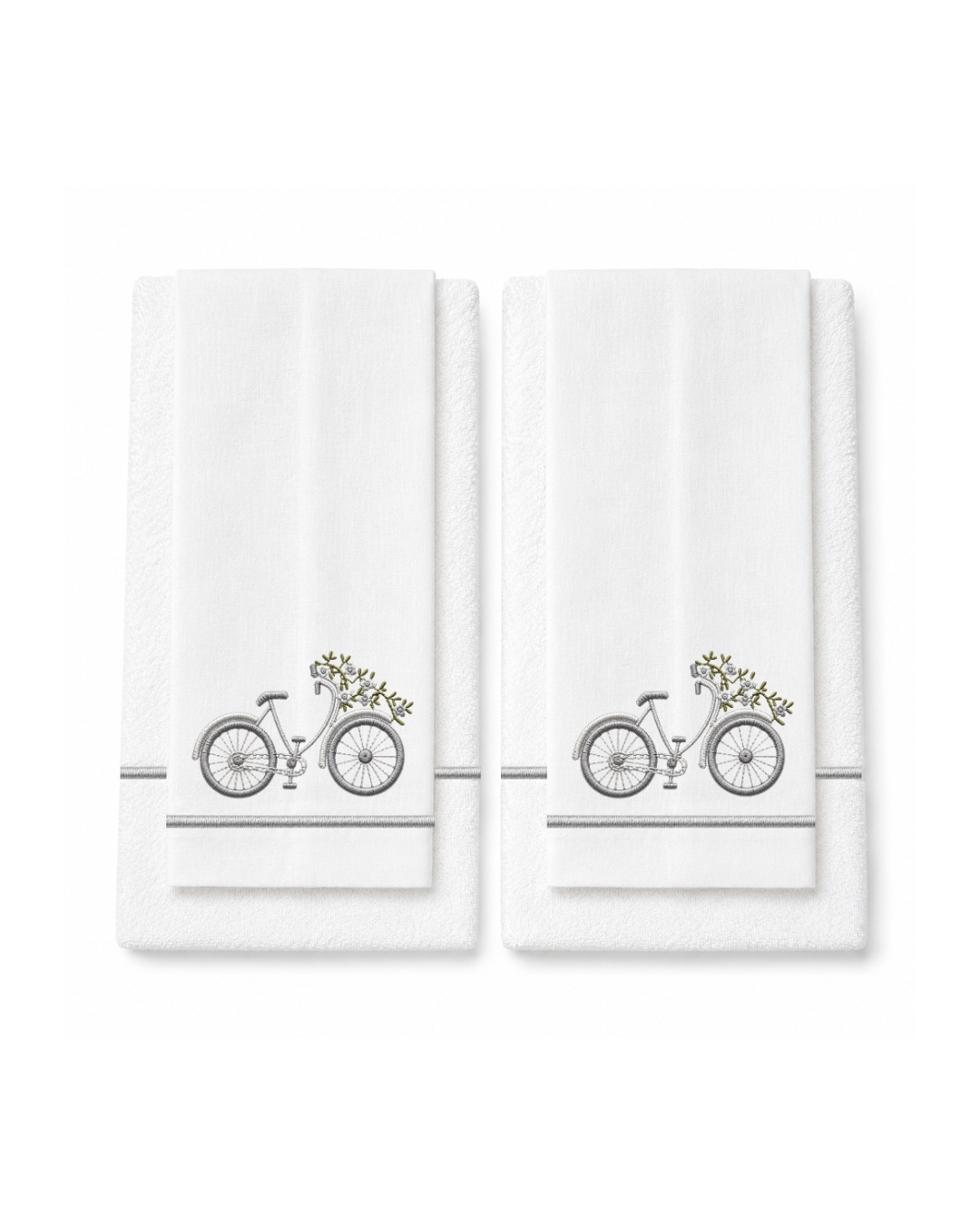 Bordado de Bicicleta l Blanca