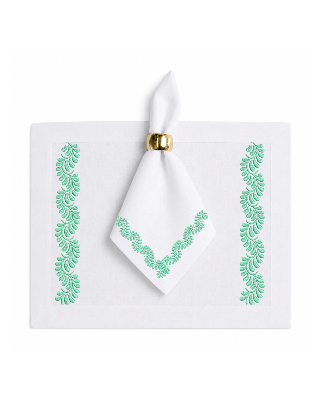 Bordado de Talavera Verde Menta