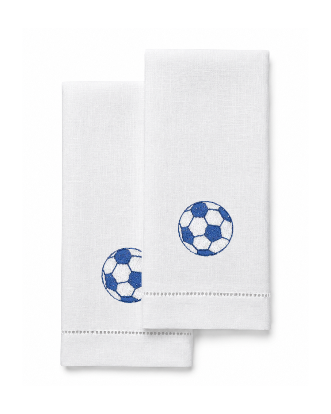 Bordado de Pelota de Fútbol Azul