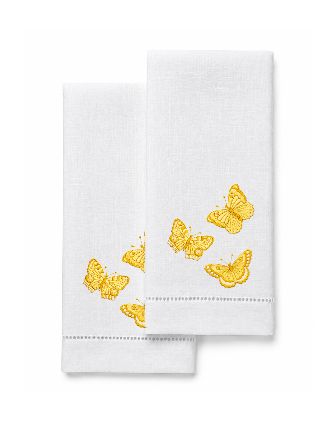 Bordado de Mariposas Amarillas