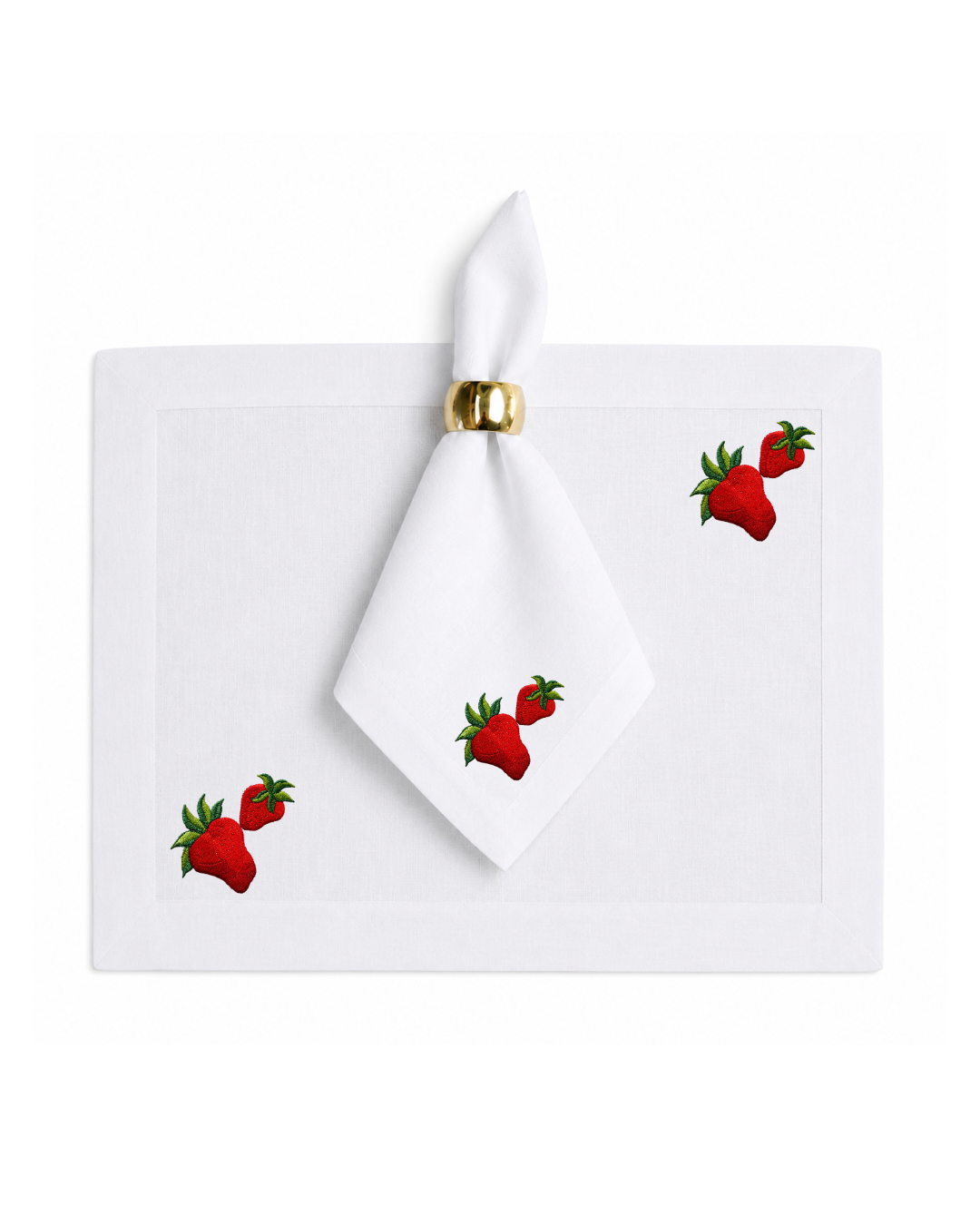 Bordado de Futas l Fresas