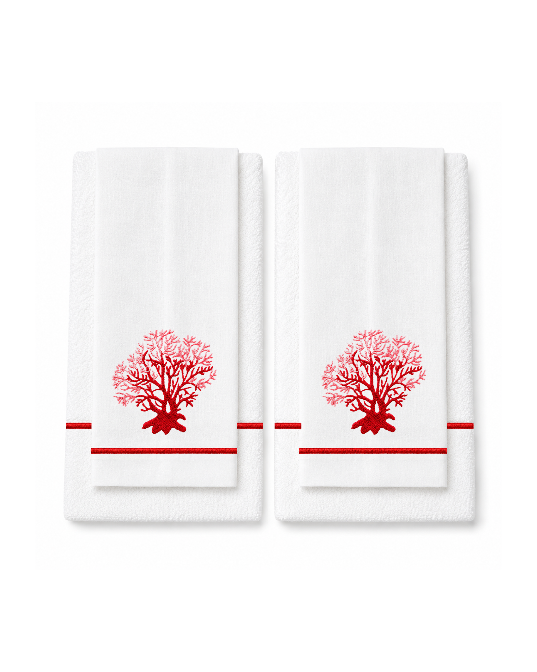 Bordado de Coral l Rojo