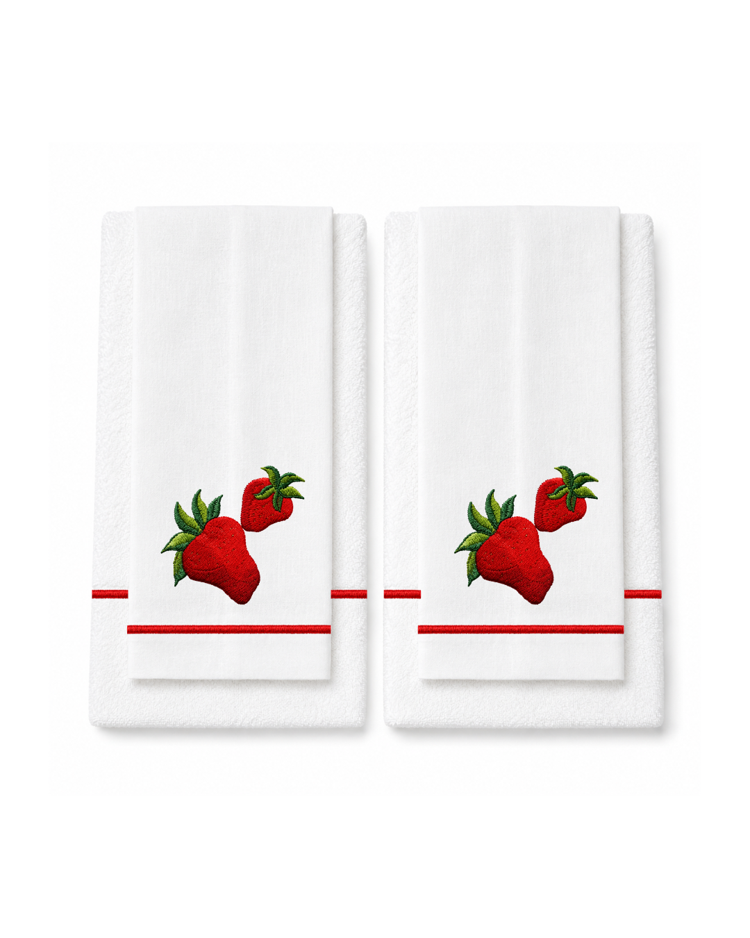 Bordado de Futas l Fresas