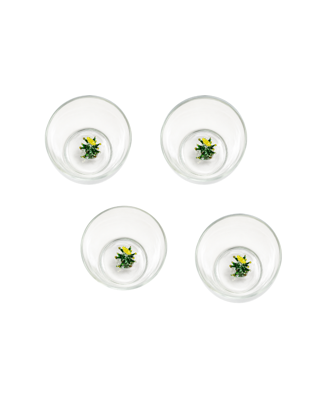 JG 4 VASOS FIGURA PINO