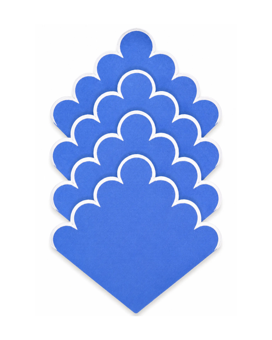 Juego de 4 Servilletas de lino | Color Azul Cielo