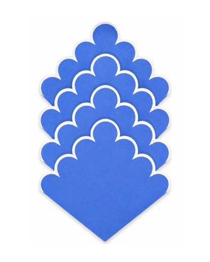 Juego de 4 Servilletas de lino | Color Azul Cielo