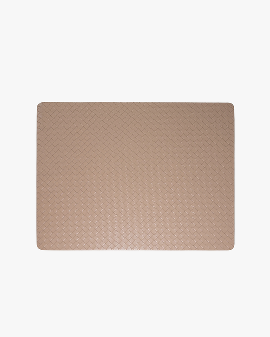 Set de 4 individuales de piel l Café.