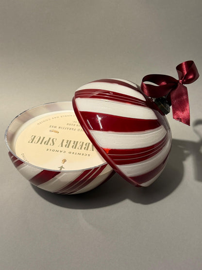 ESFERA VELA K CHICA | BLANCO ROJO