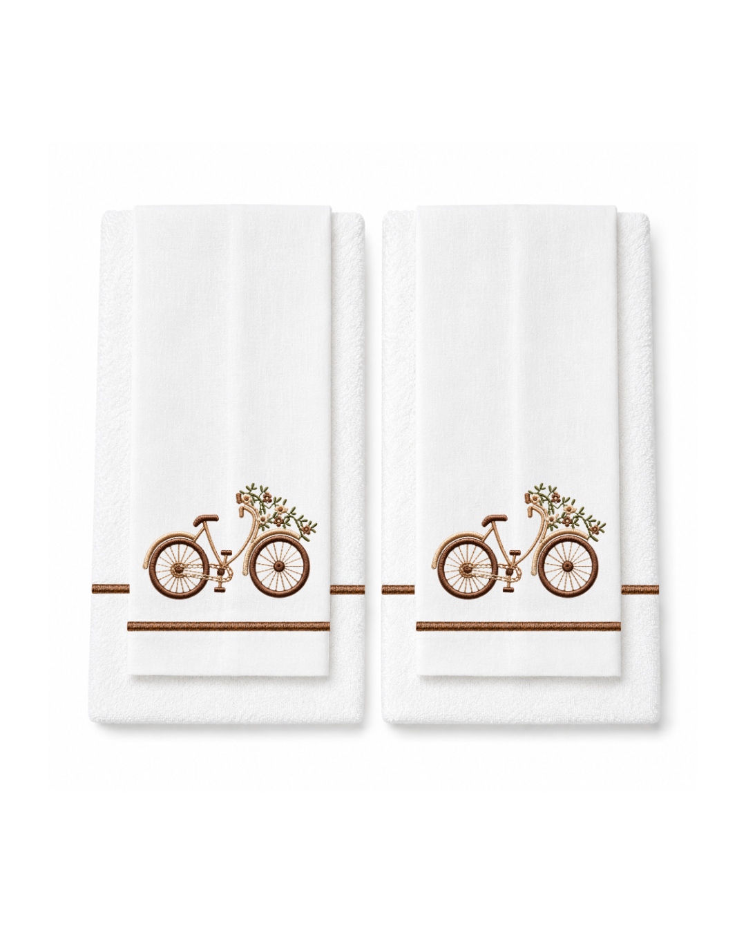 Bicycle Embroidery l Coffee