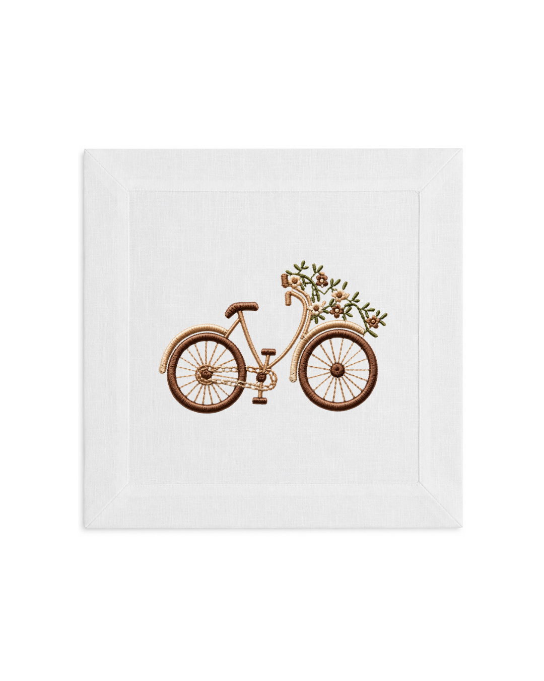 Bicycle Embroidery l Coffee