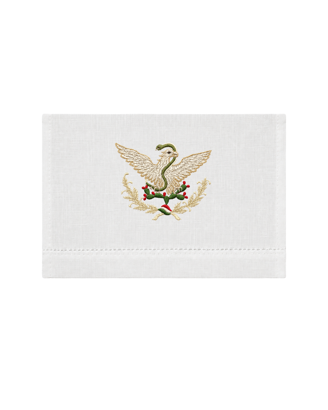 Bordado de Águila Imperial Mexicana l Dorada y verde