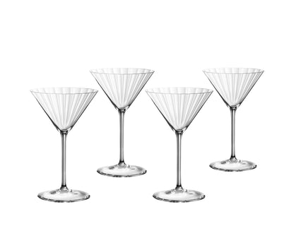 Copas de cristal de Martíni