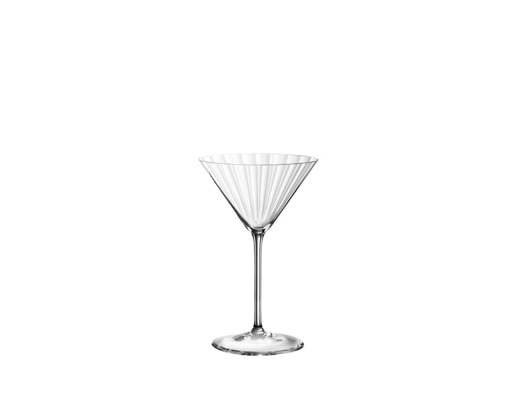 Copas de cristal de Martíni