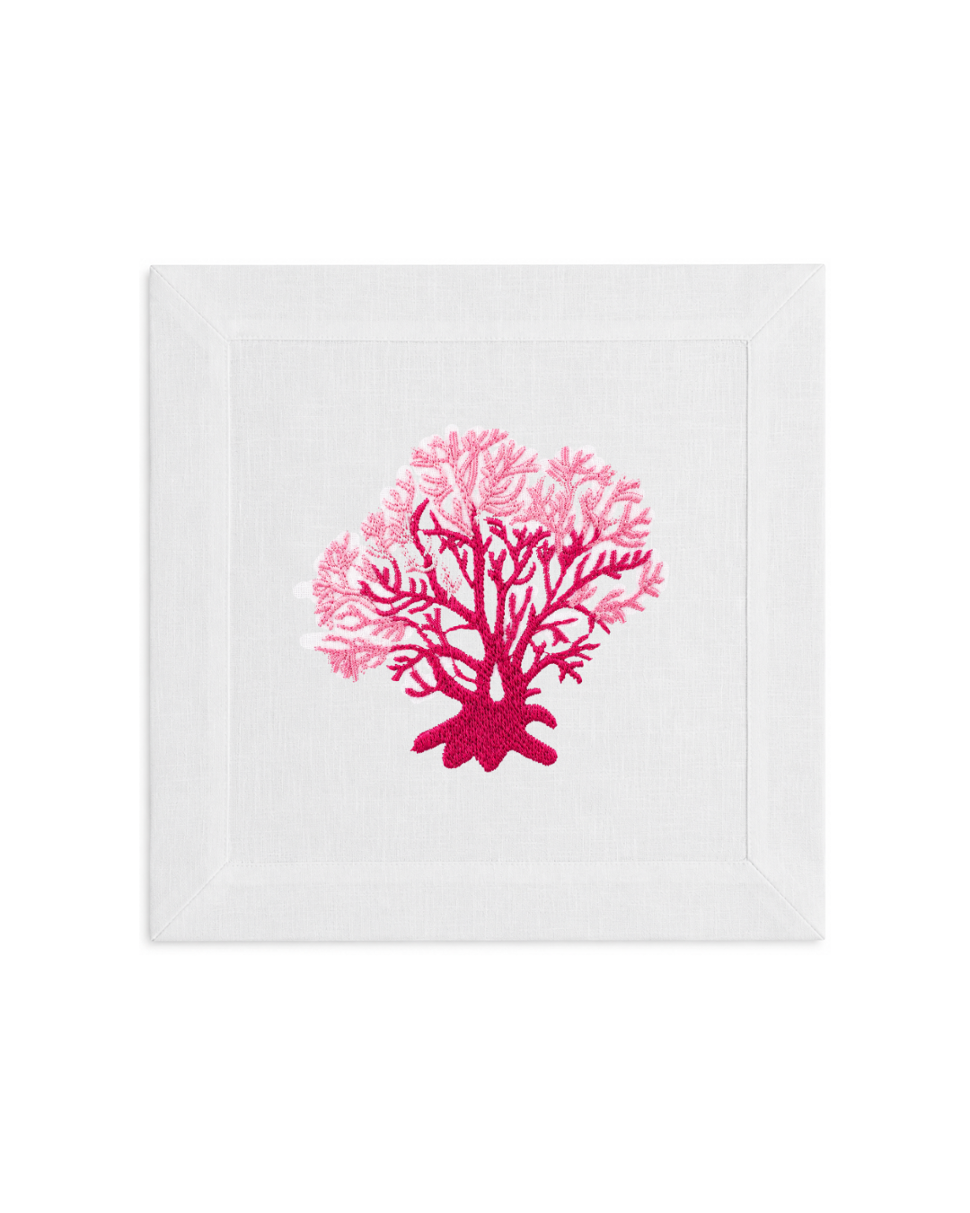 Bordado de Coral l Rosa mexicano