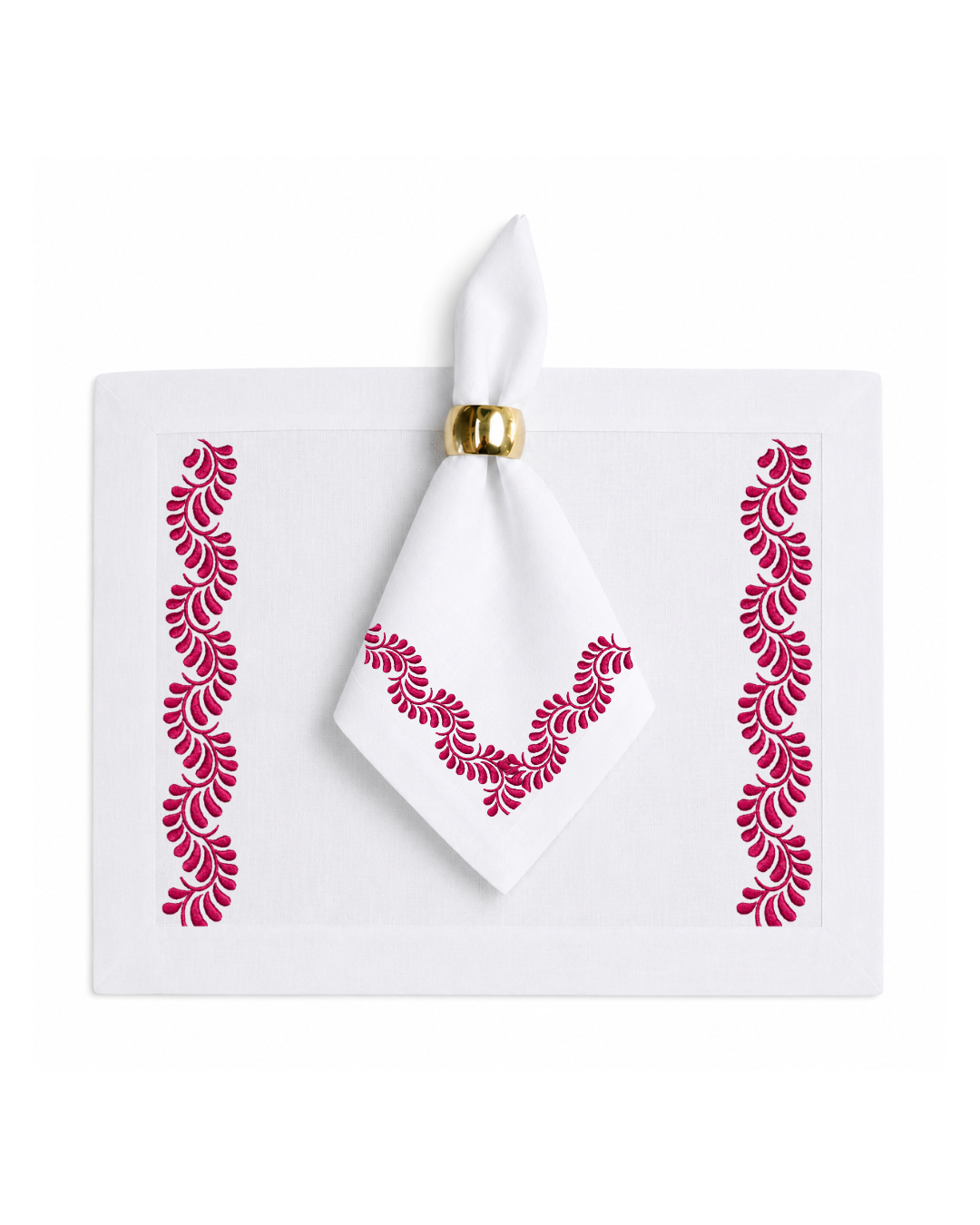 Bordado de Talavera Rosa