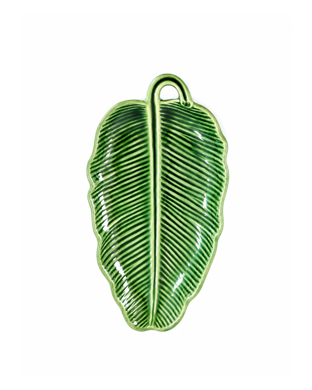 Platón de cerámica l Hoja Bananera