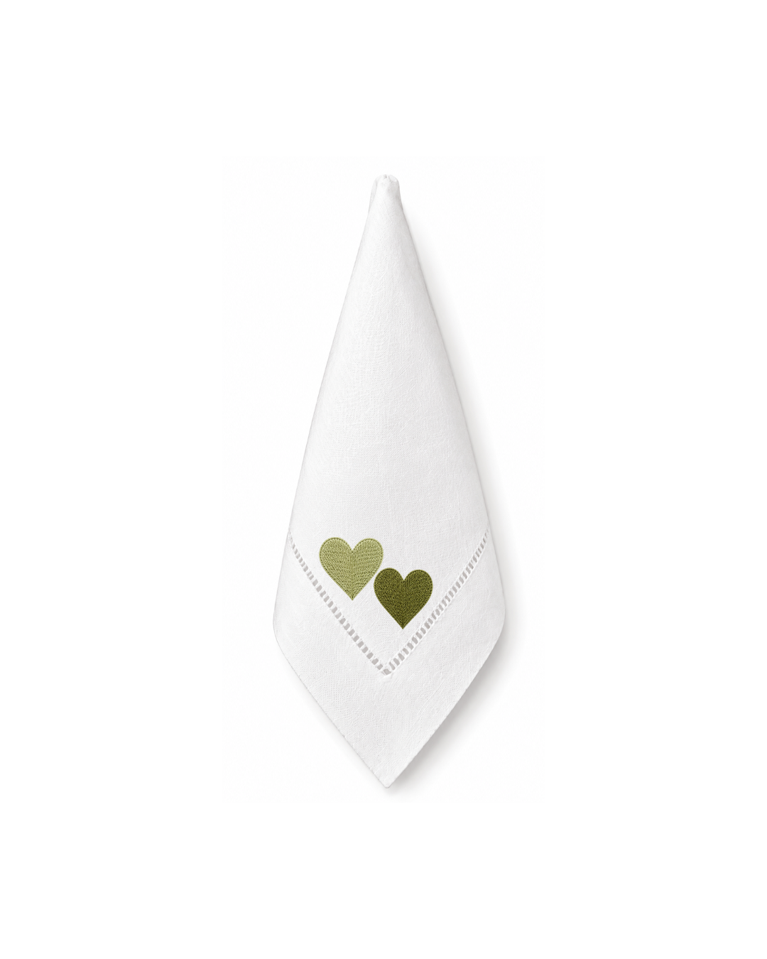 Bordado de Corazones l Verde