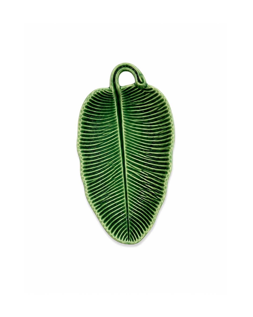 Platón de cerámica l Hoja Bananera
