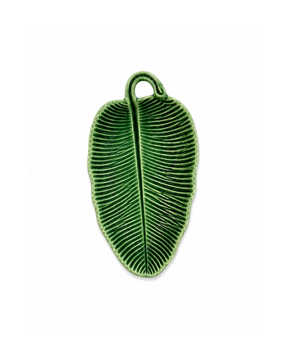 Platón de cerámica l Hoja Bananera