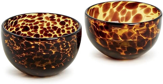 Par de bowls botaneros l Leopardo