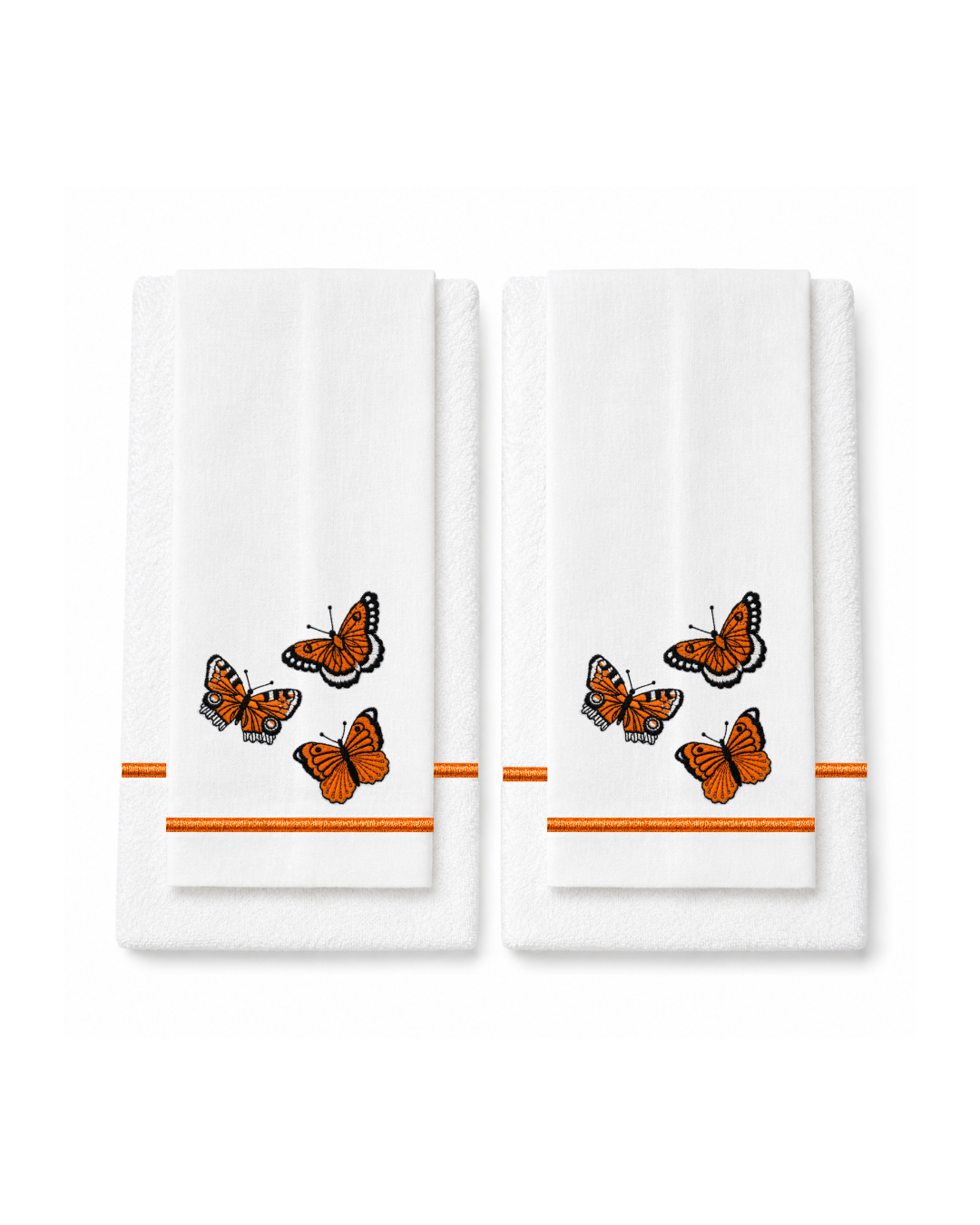 Bordado de Mariposas Monarca