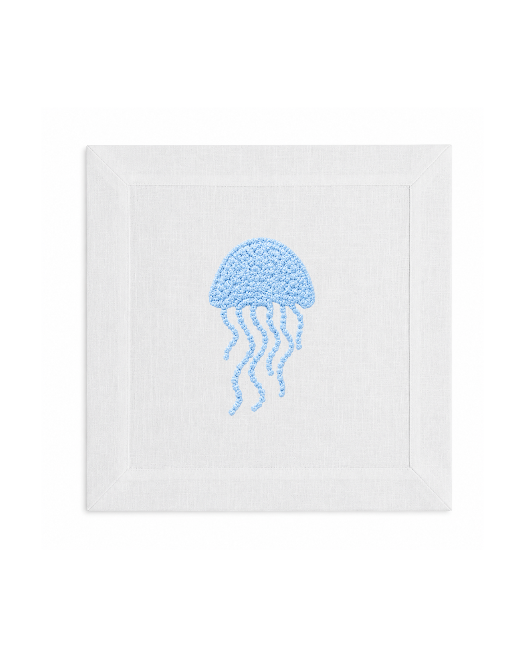 Bordado de Medusa l Azul Cielo
