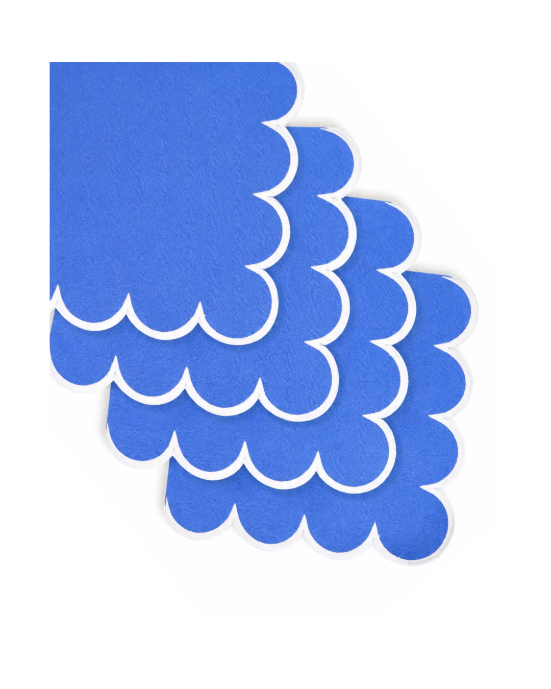 Juego de 4 Servilletas de lino | Color Azul Cielo