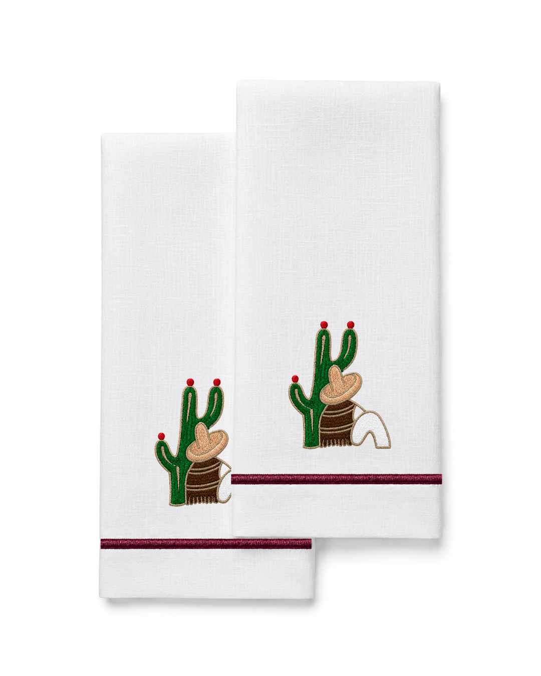 Bordado de Campesino con nopal l Café