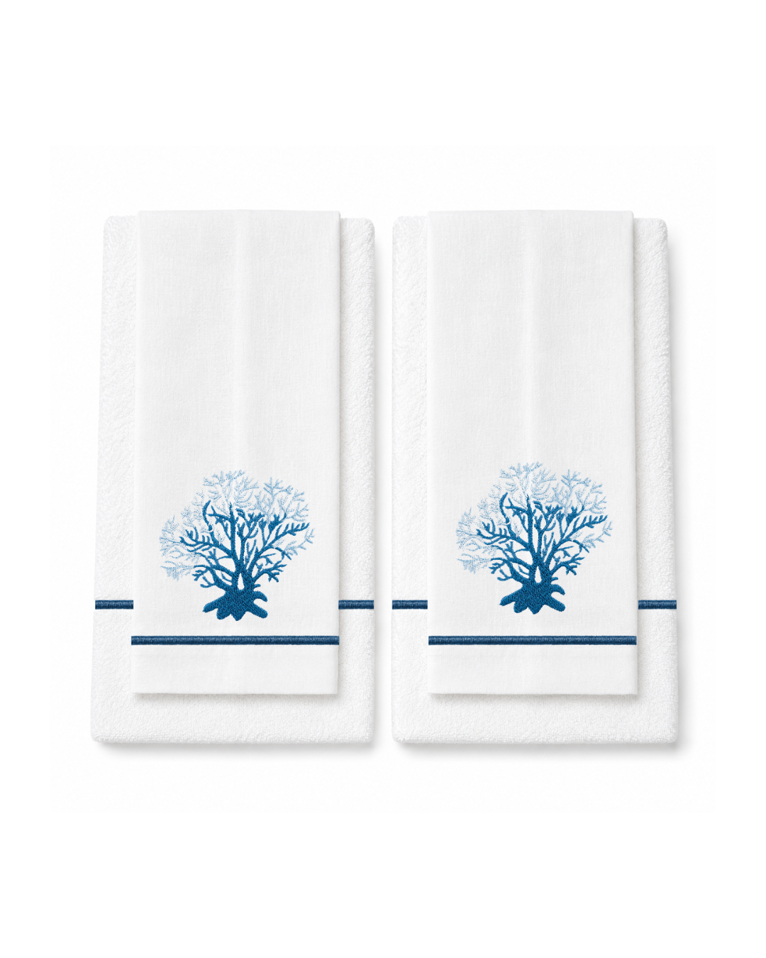 Bordado de Coral l Azul