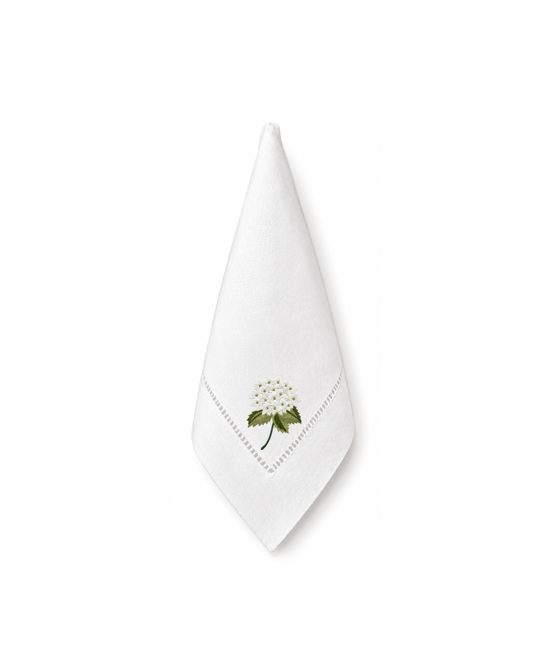 Bordado de Hortensia Blanca