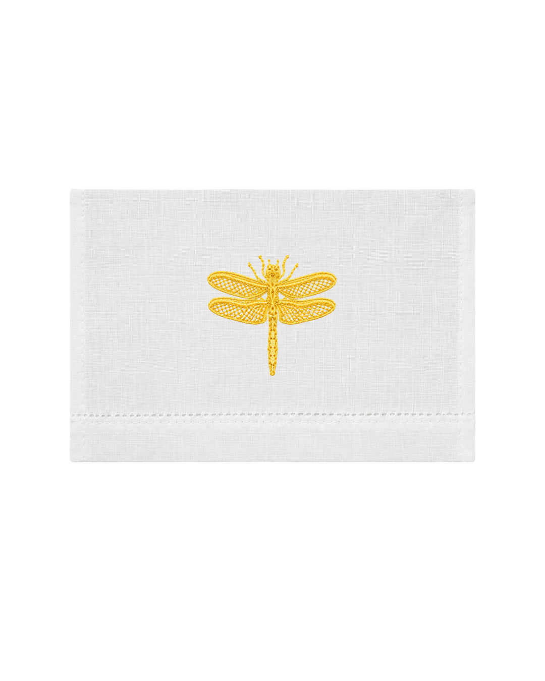 Bordado de Libélulas Amarillo