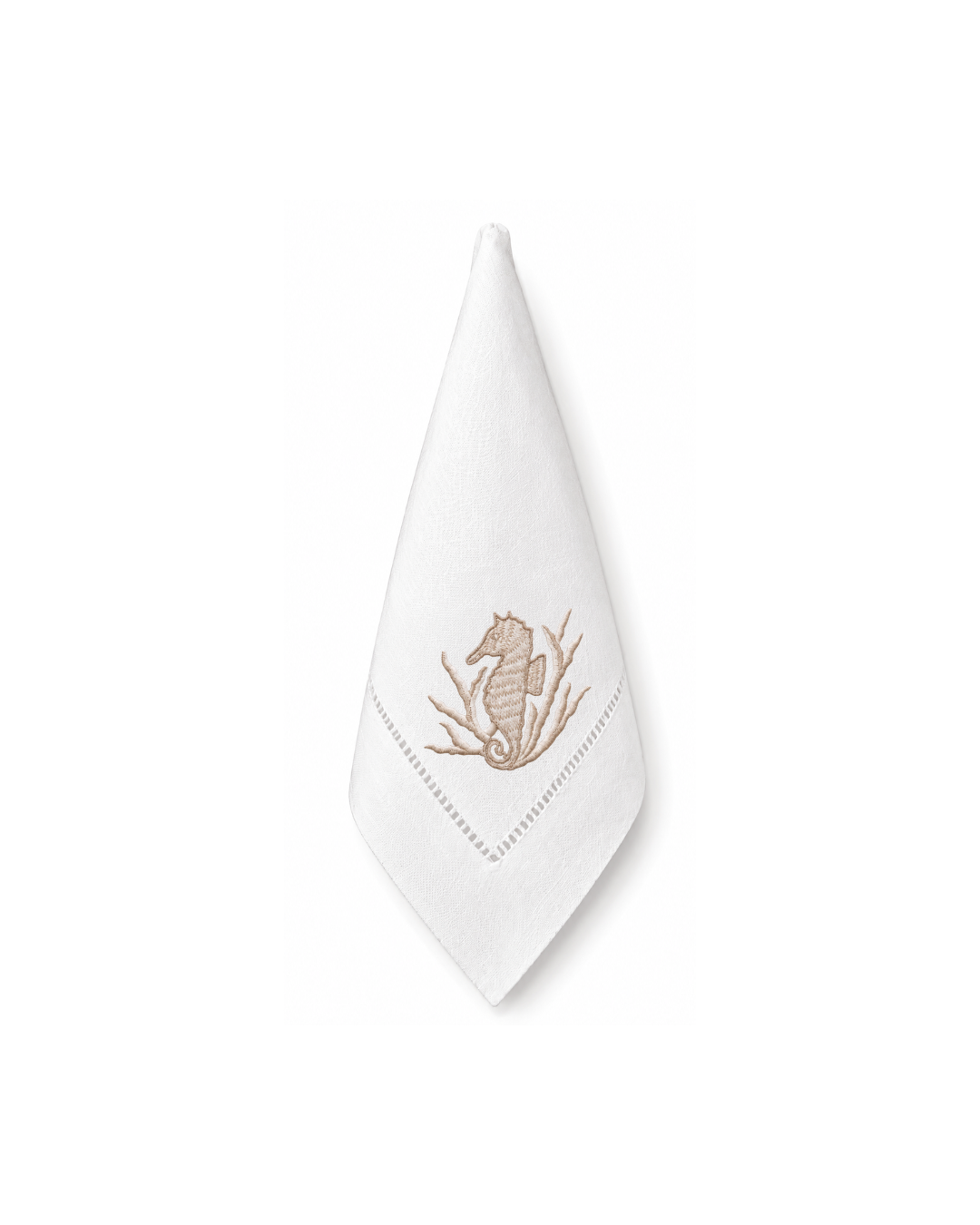 Bordado de Caballito de Mar | Beige