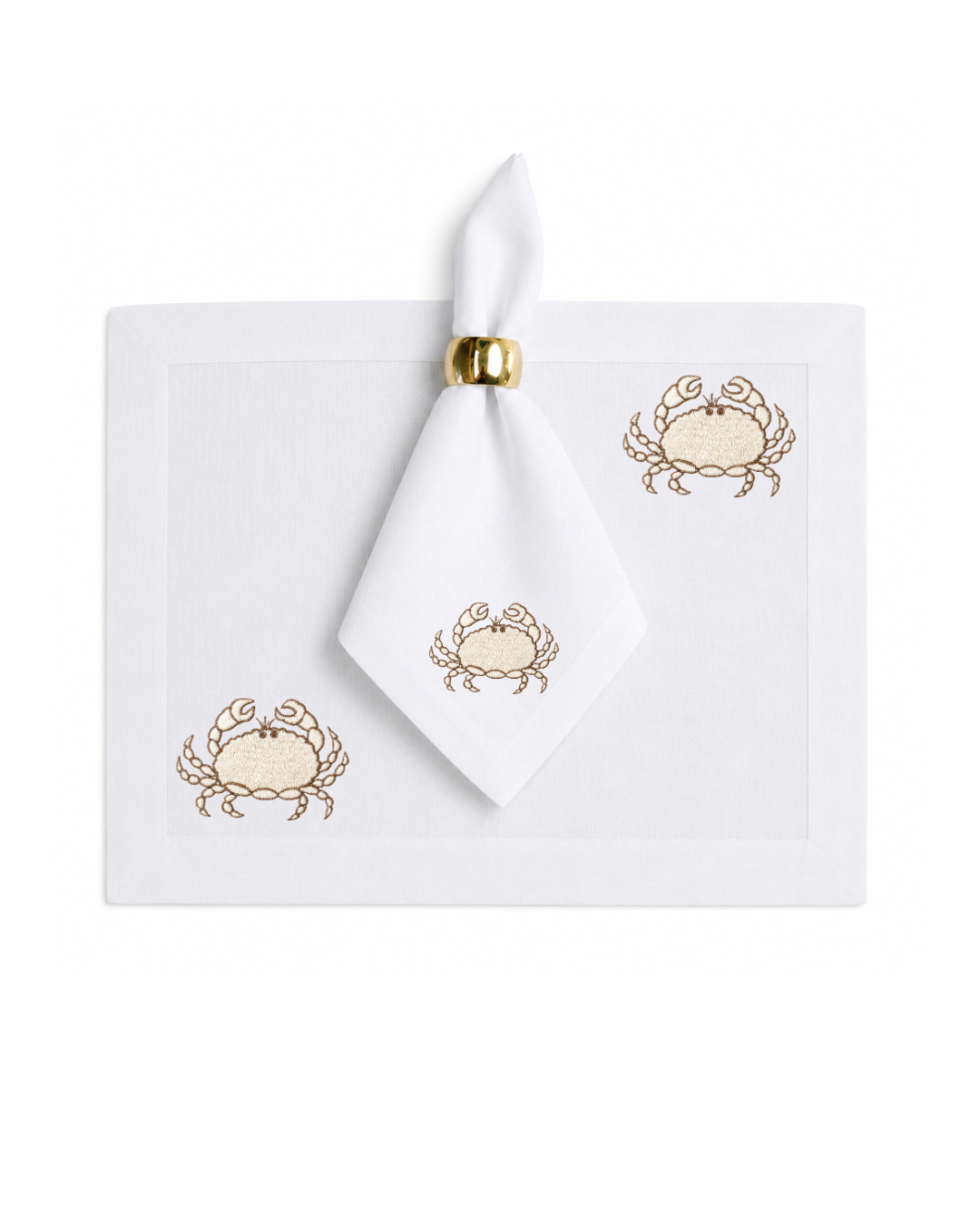 Bordado de Cangrejo l Beige