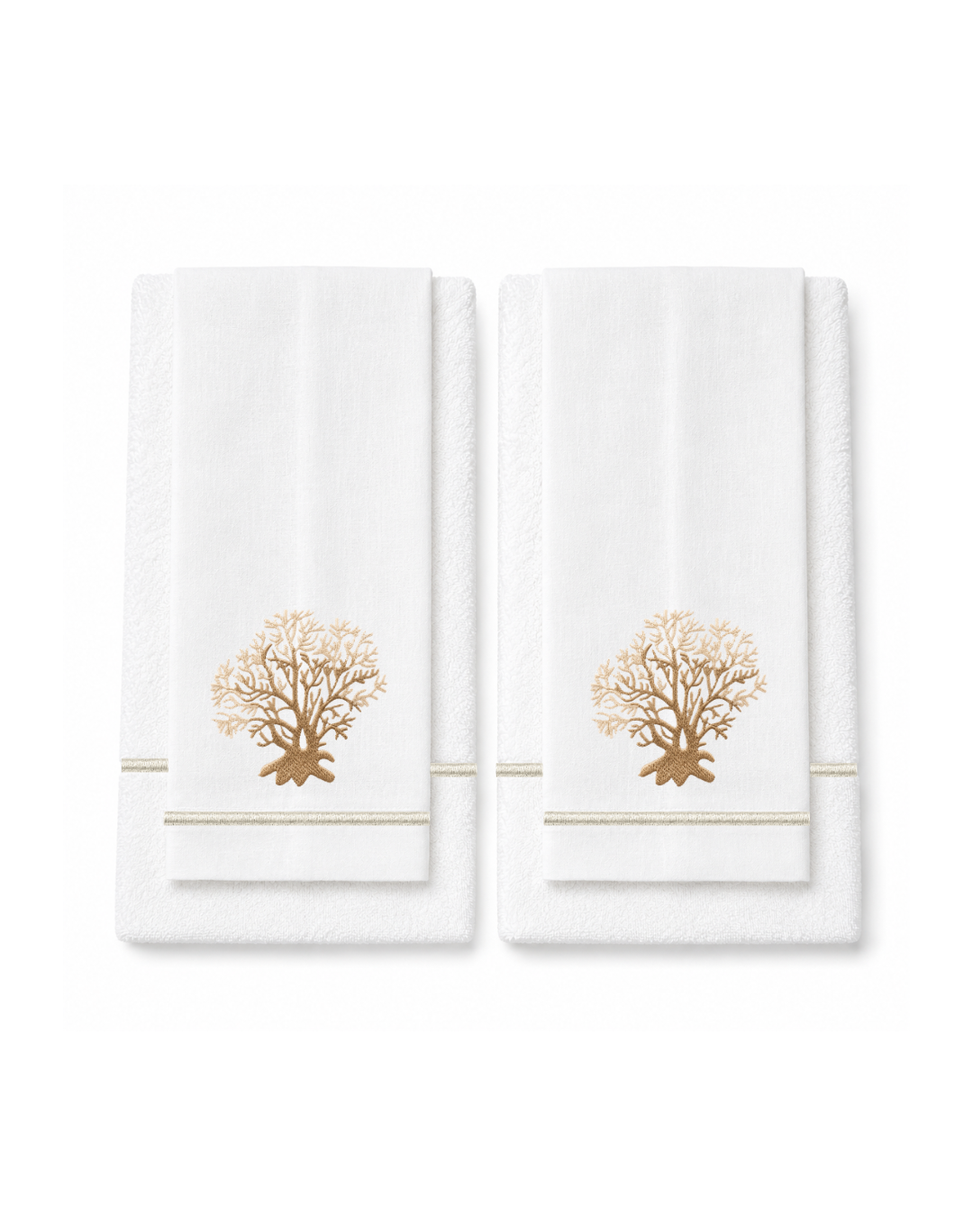 Bordado de Coral l Beige