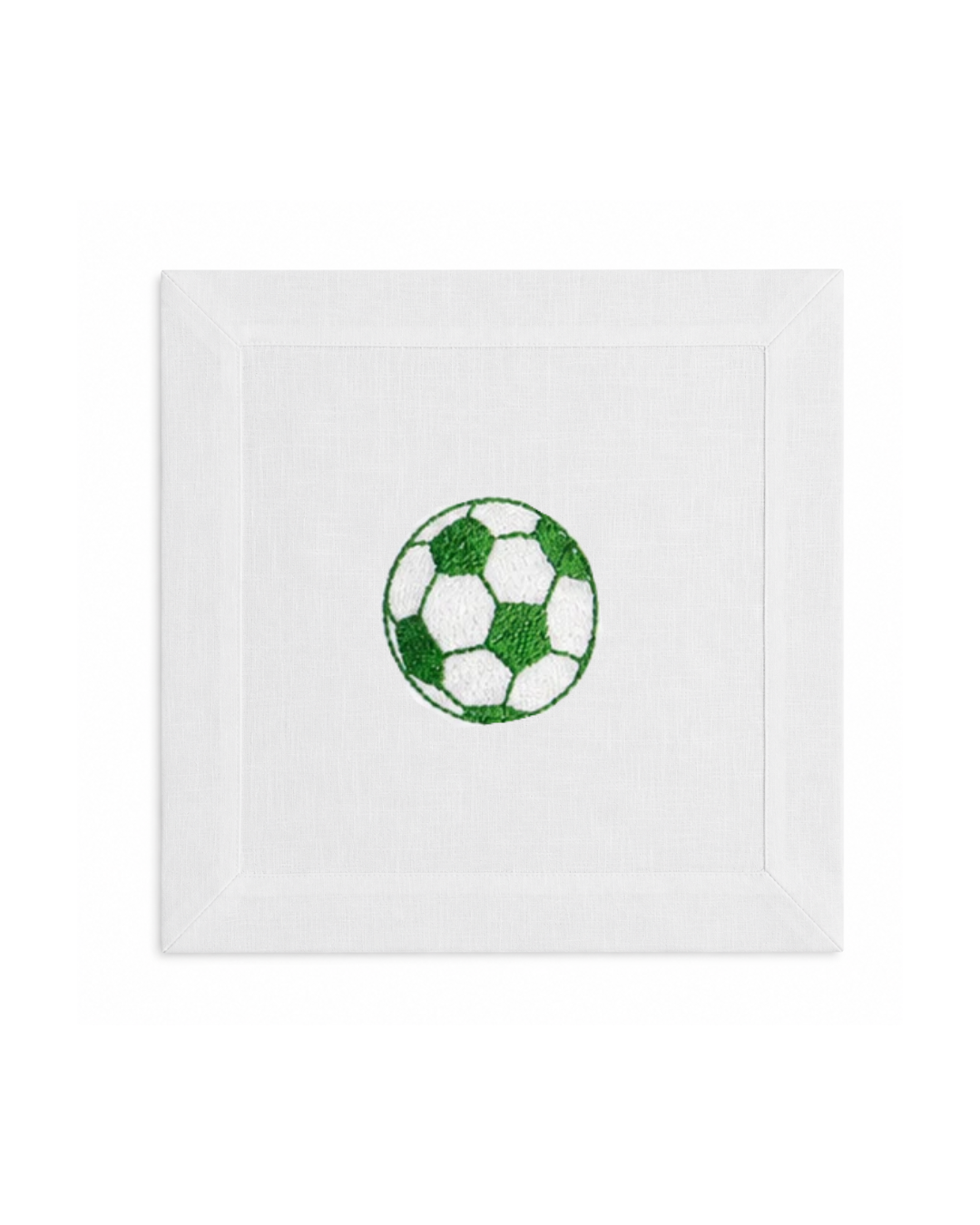 Bordado de Pelota de Fútbol Verde