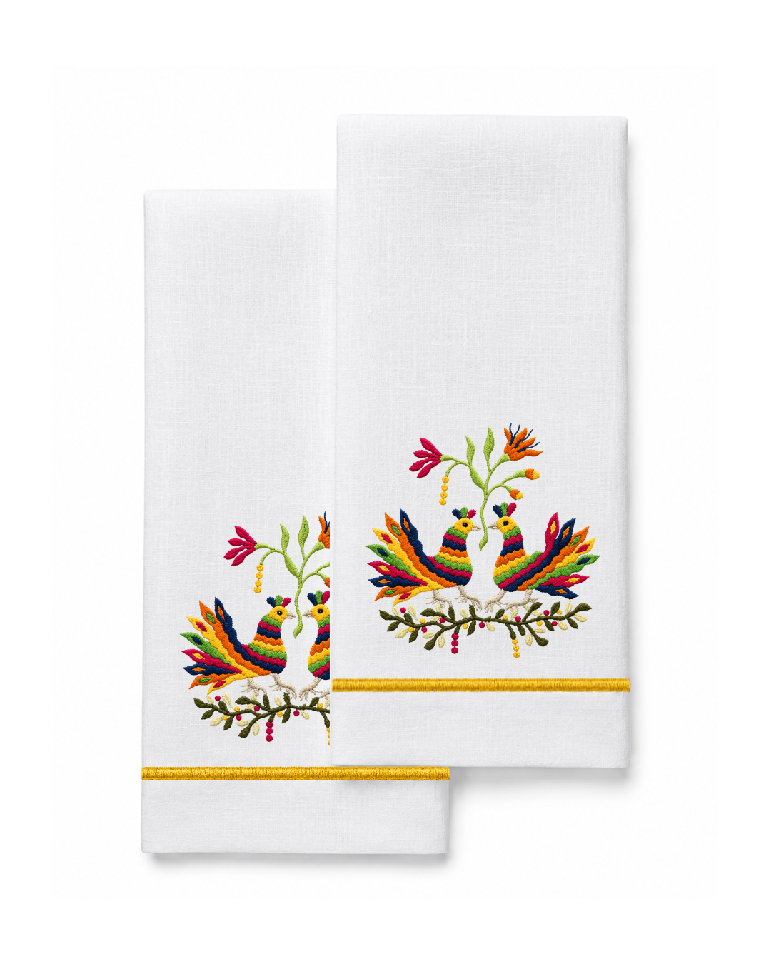 Bordado de Tenango Pavo Real l Colores