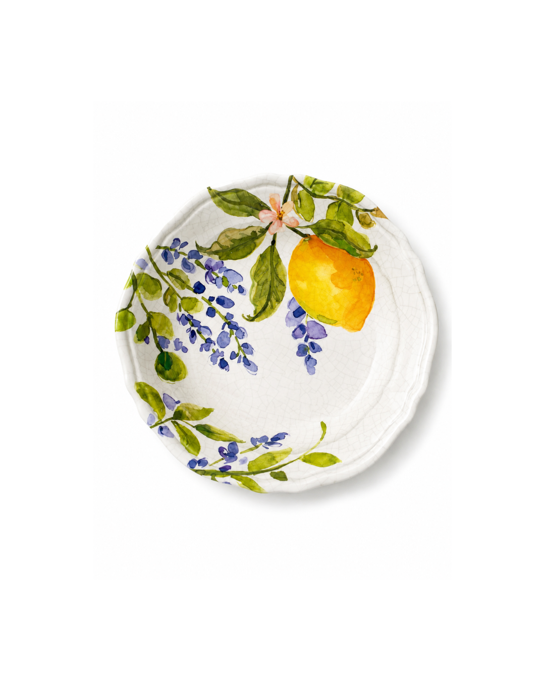 Juego de 4 platos para sopa l Limones