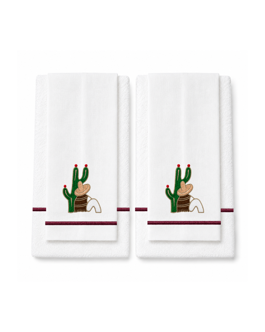 Bordado de Campesino con nopal l Café