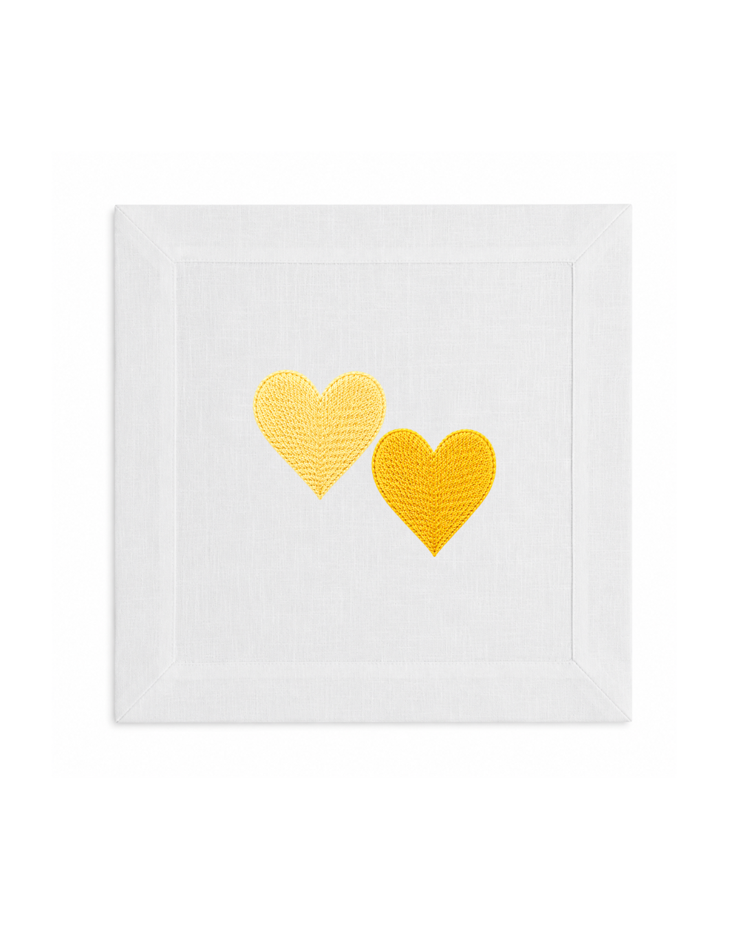 Bordado de Corazones l Amarillo