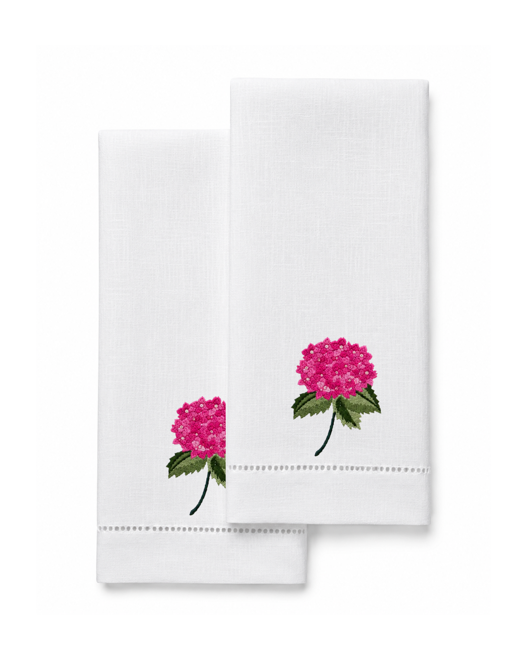 Bordado de Hortensia Rosa Mexicano