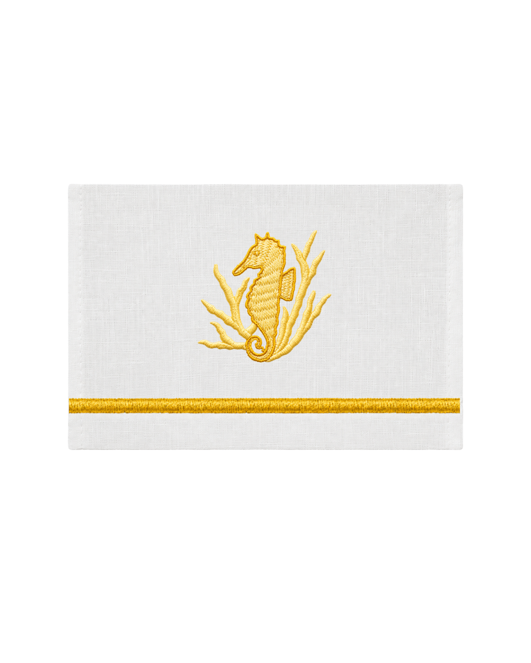 Bordado de Caballito de Mar | Amarillo
