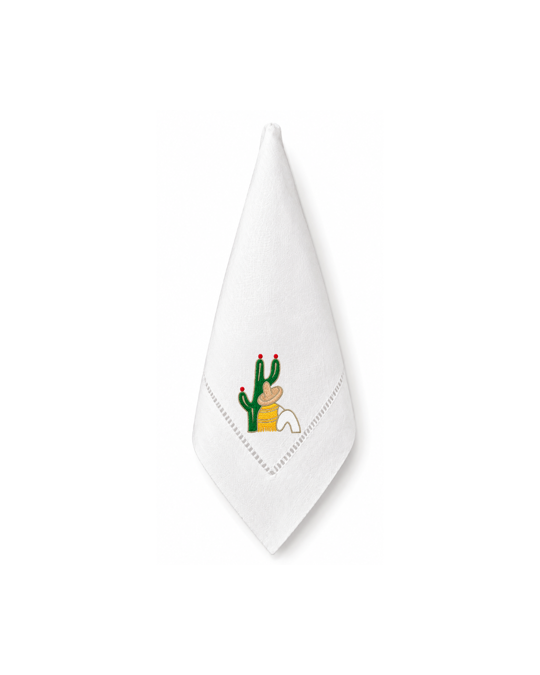 Bordado de Campesino con nopal l Amarillo