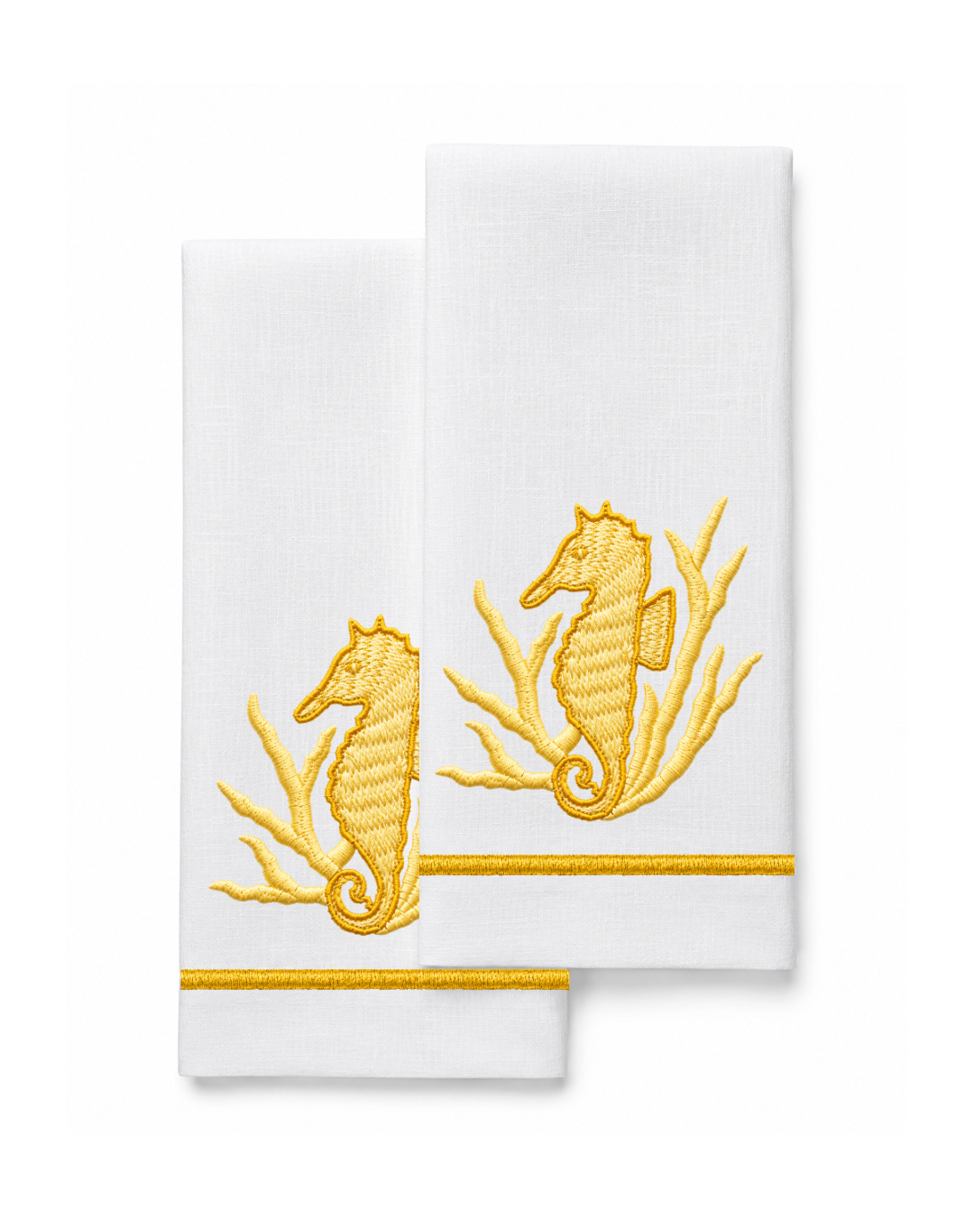 Bordado de Caballito de Mar | Amarillo
