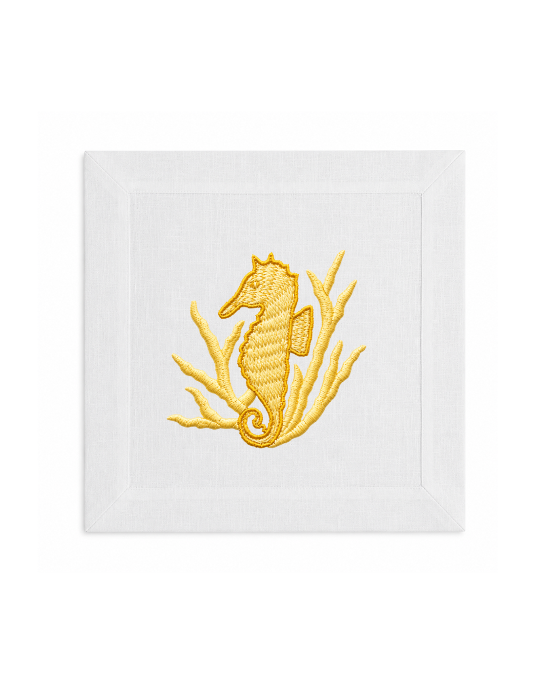 Bordado de Caballito de Mar | Amarillo