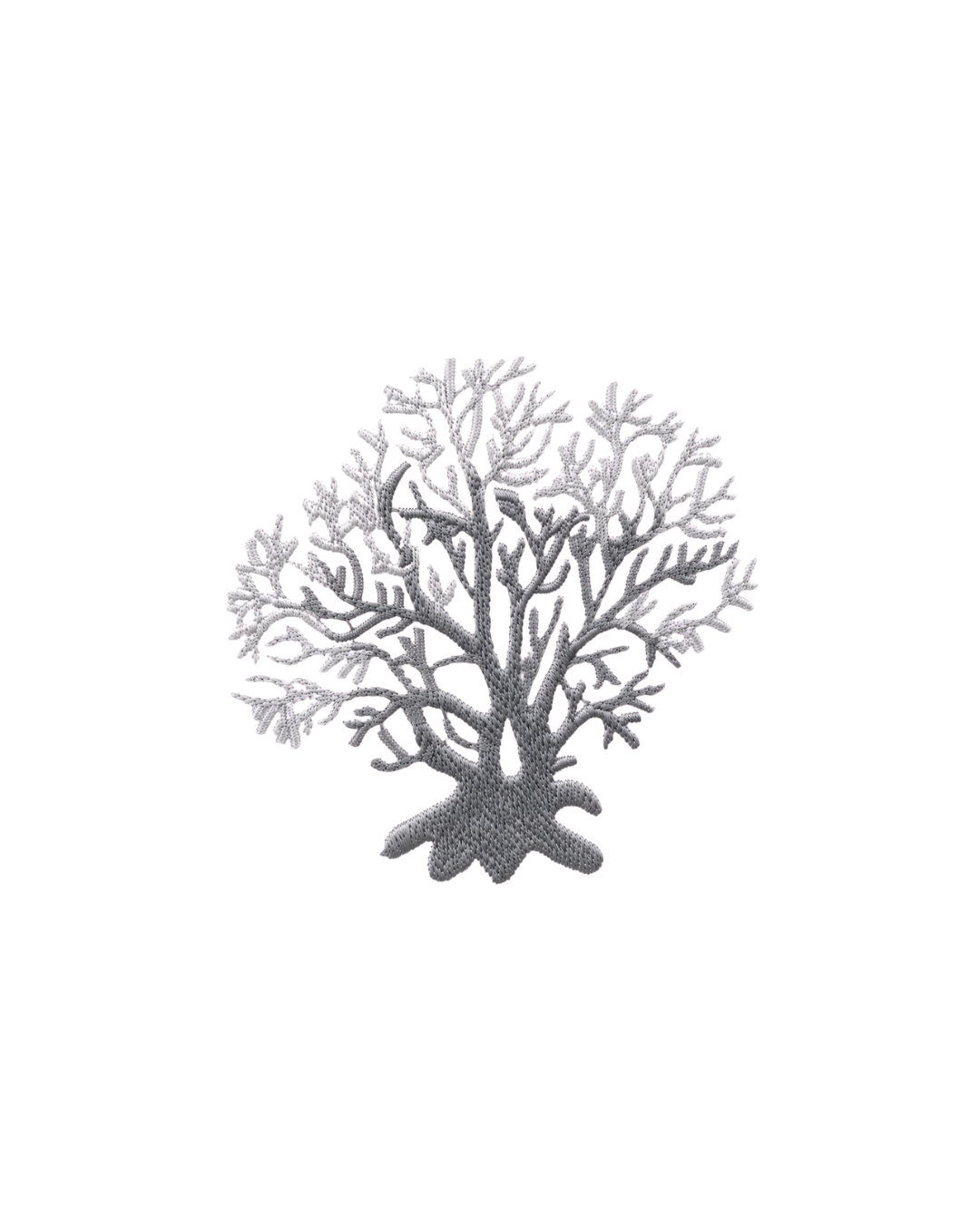 Bordado de Coral l Gris