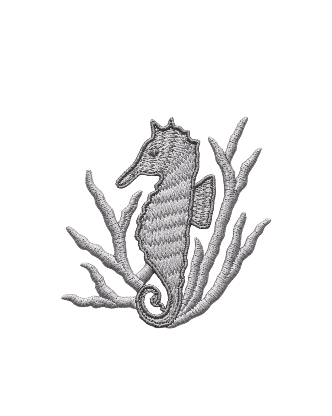 Bordado de Caballito de Mar | Gris