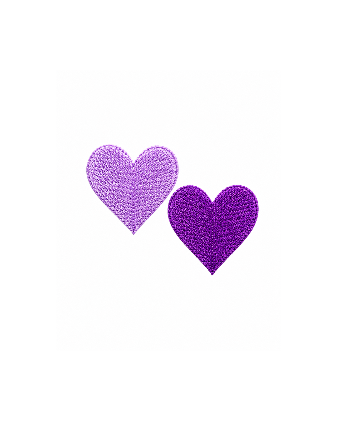 Bordado de Corazones l Morado