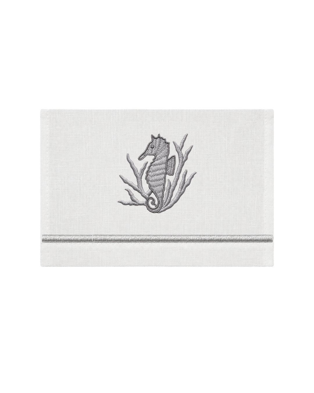 Bordado de Caballito de Mar | Gris