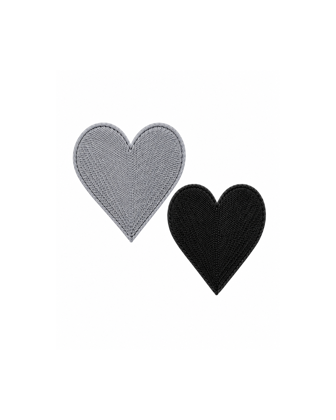 Bordado de Corazones l Negro